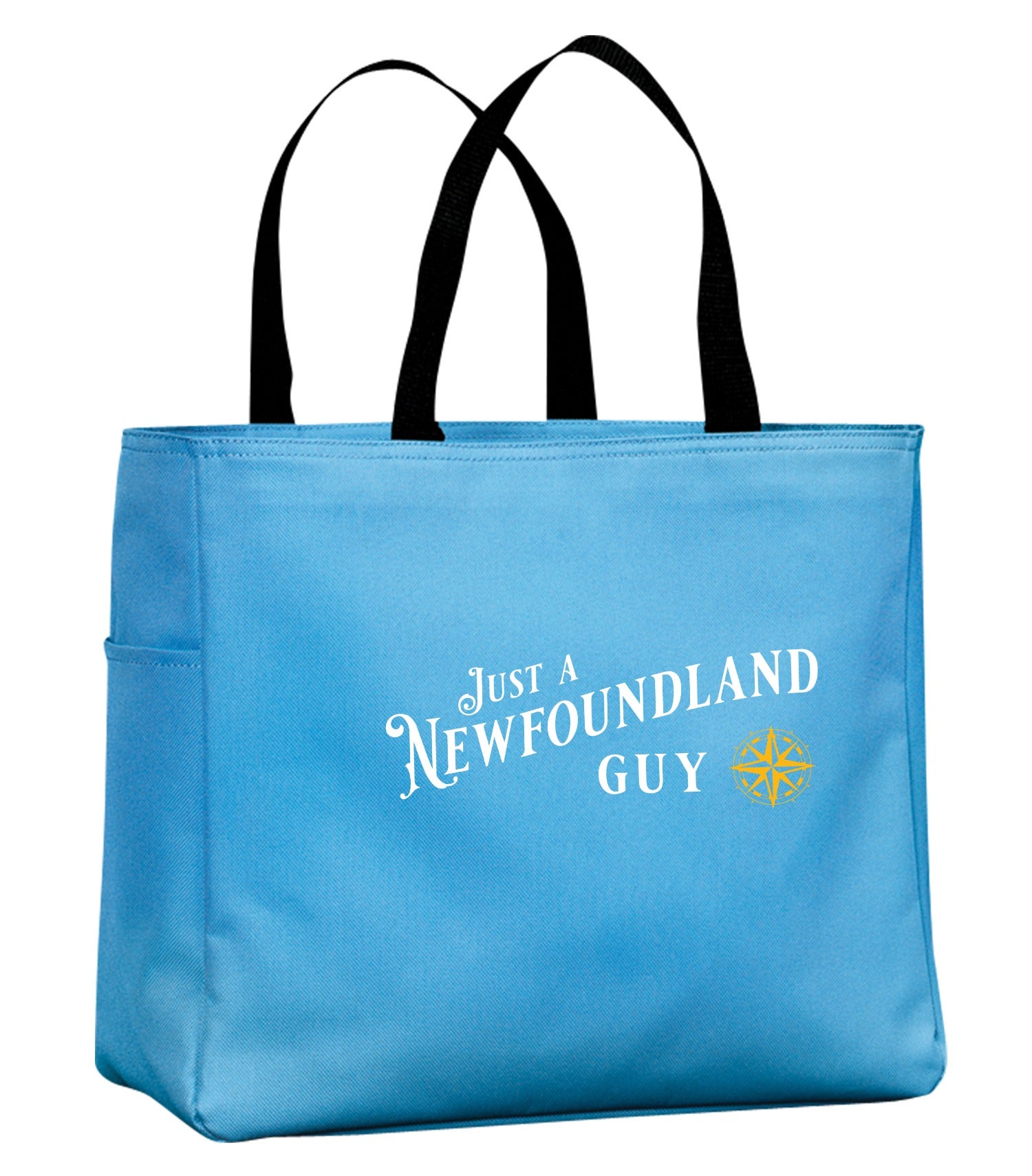 Just A NFLD Guy Yellow Compass Tote Bag