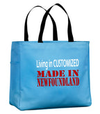 Living In Customized Made In NFLD Tote Bag