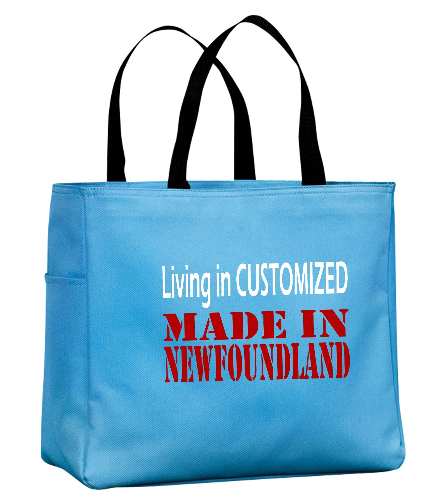 Living In Customized Made In NFLD Tote Bag