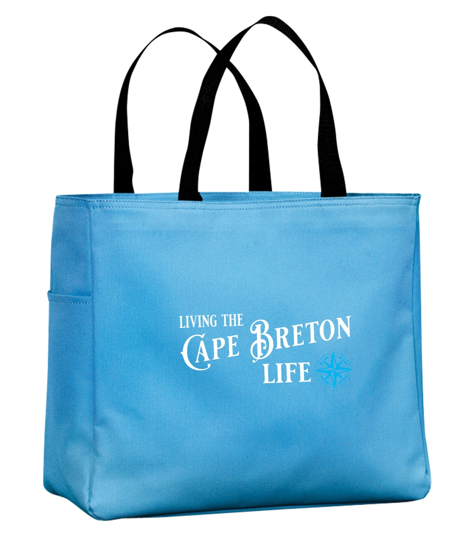 Living The NS Life Blue Compass Tote Bag