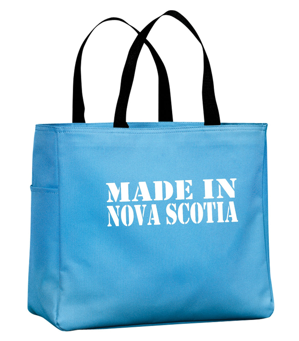 Made In Nova Scotia White Lettering Tote template