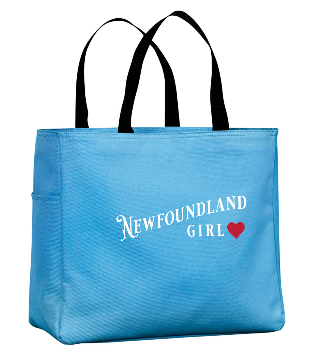 NFLD Girl Red Heart Tote Bag