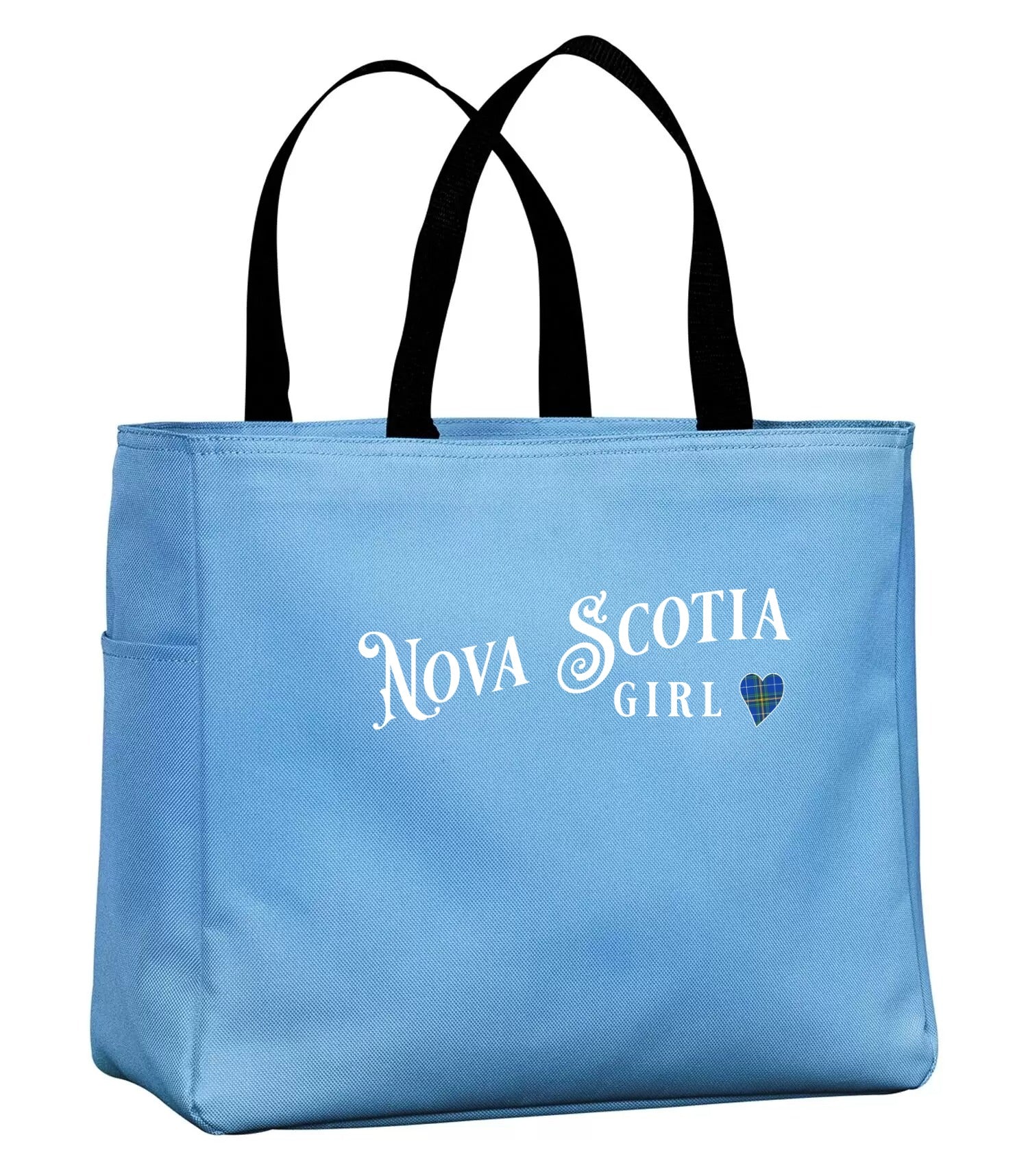 Ns Girl Tartan Heart Tote