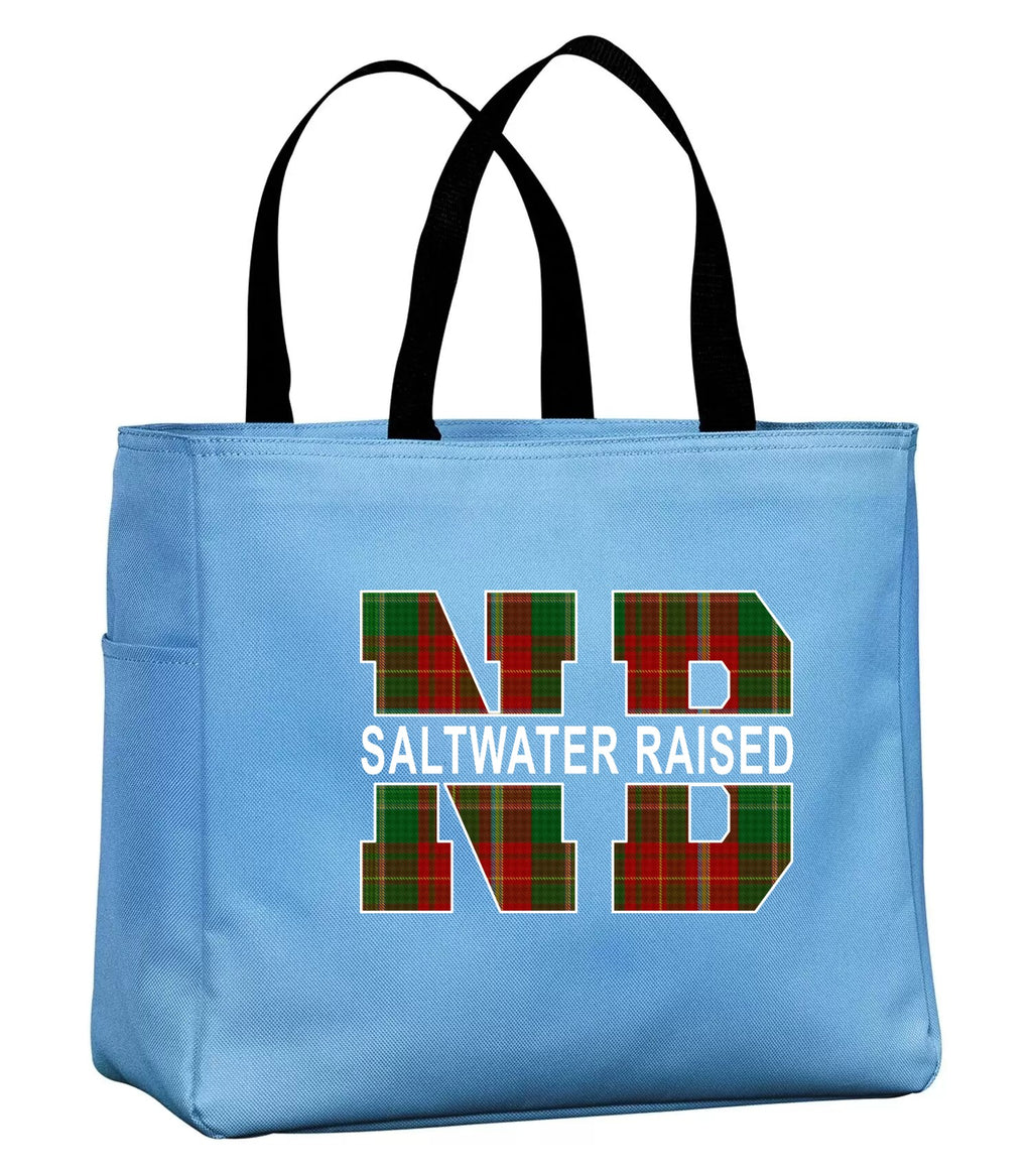 Saltwater Raised New Brunswick Tote Bag in Carolina Blue
