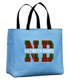 Saltwater Raised New Brunswick Tote Bag in Carolina Blue