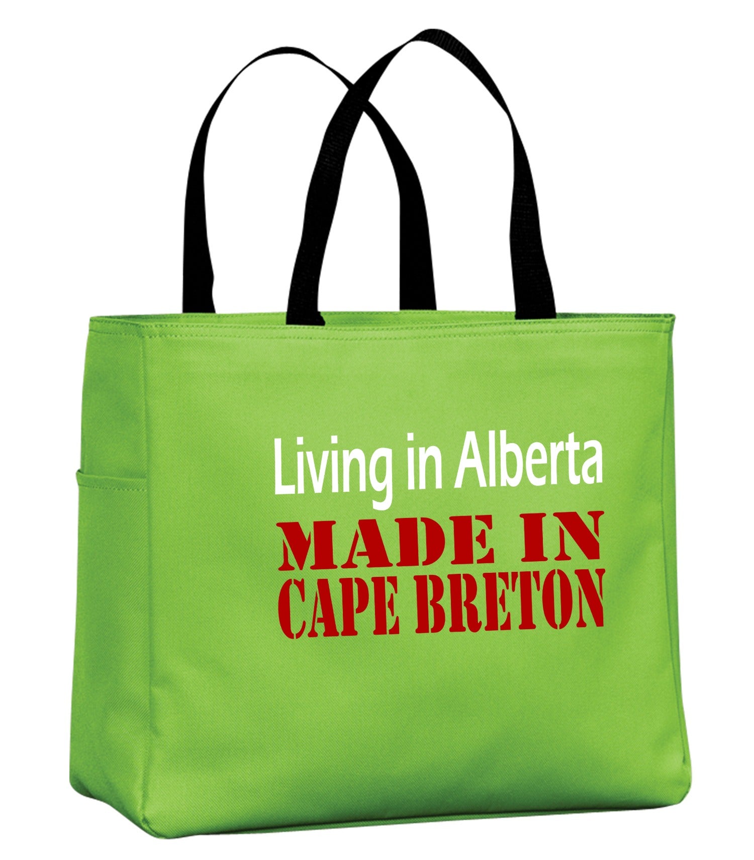 Living In Alberta Made In Cape Breton Tote Bag