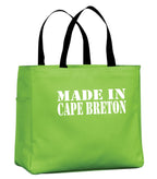 Made In CB White Lettering Tote Bag