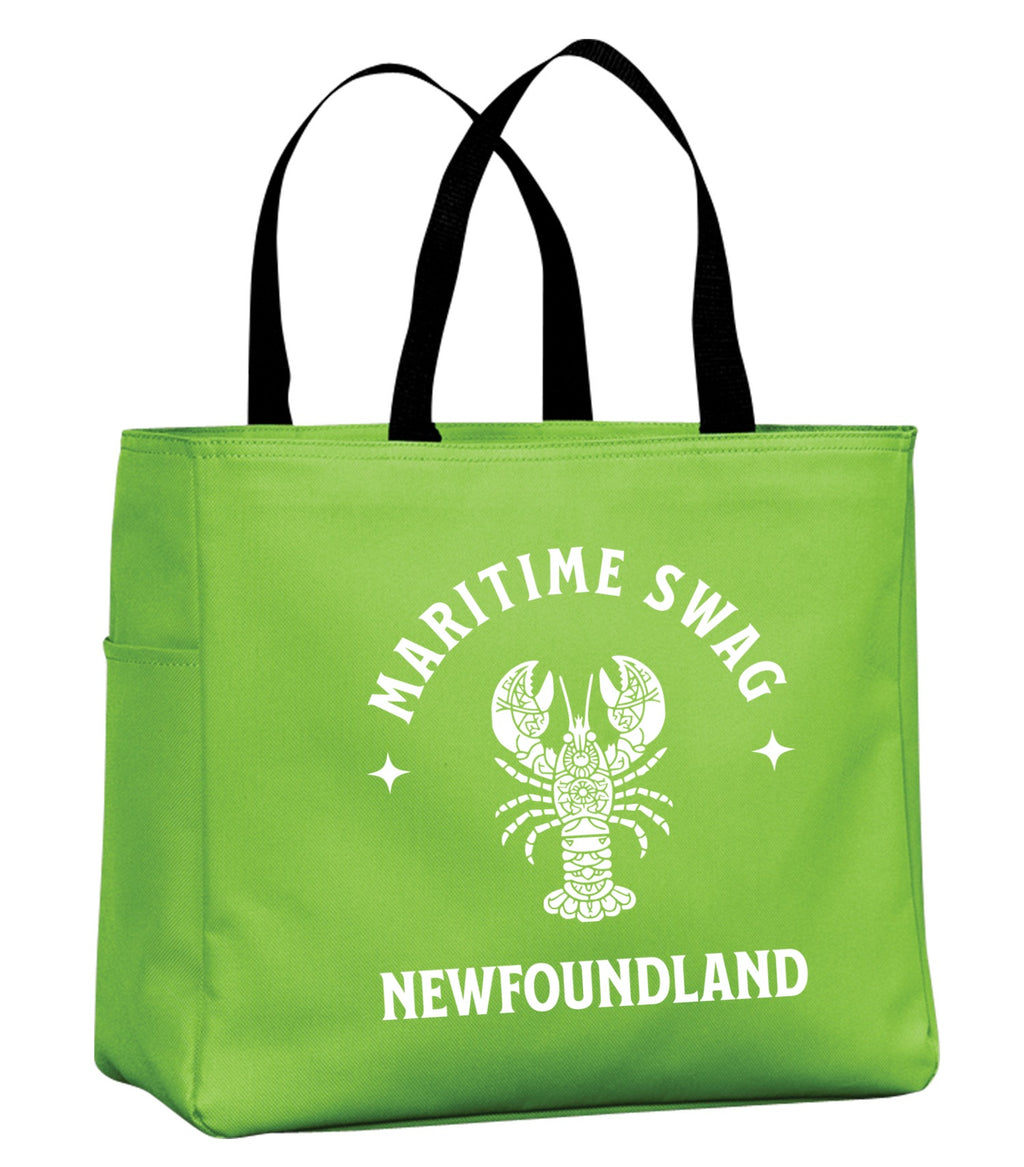 Maritime Swag NFLD White Lobster Tote Bag