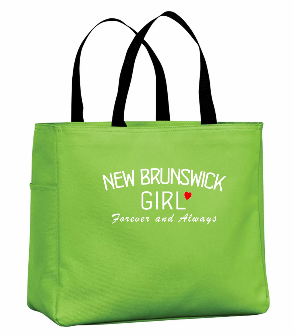 Forever and Always New Brunswick Tote Bag in Lime