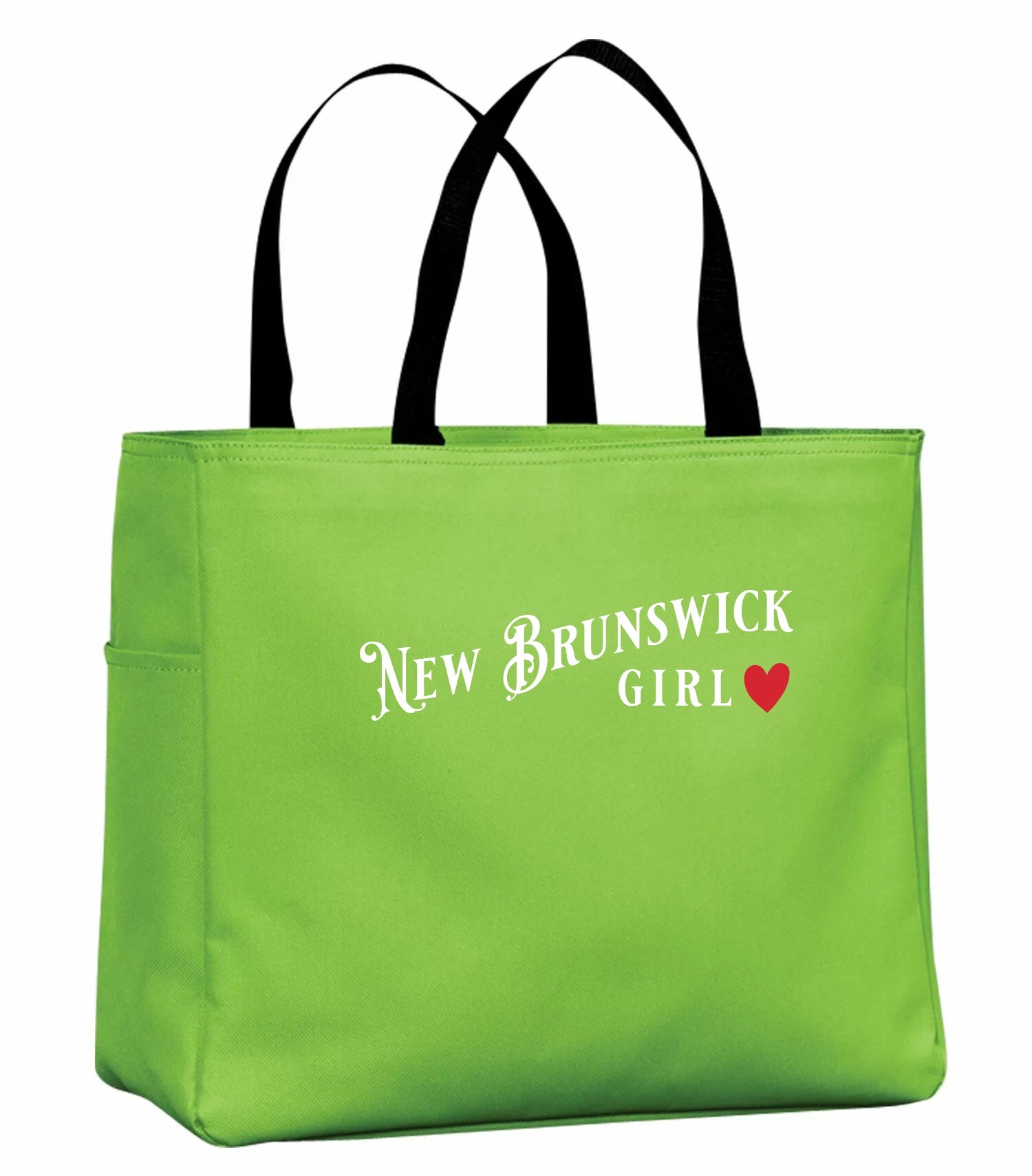 New Brunswick Girl Tote Bag in Lime