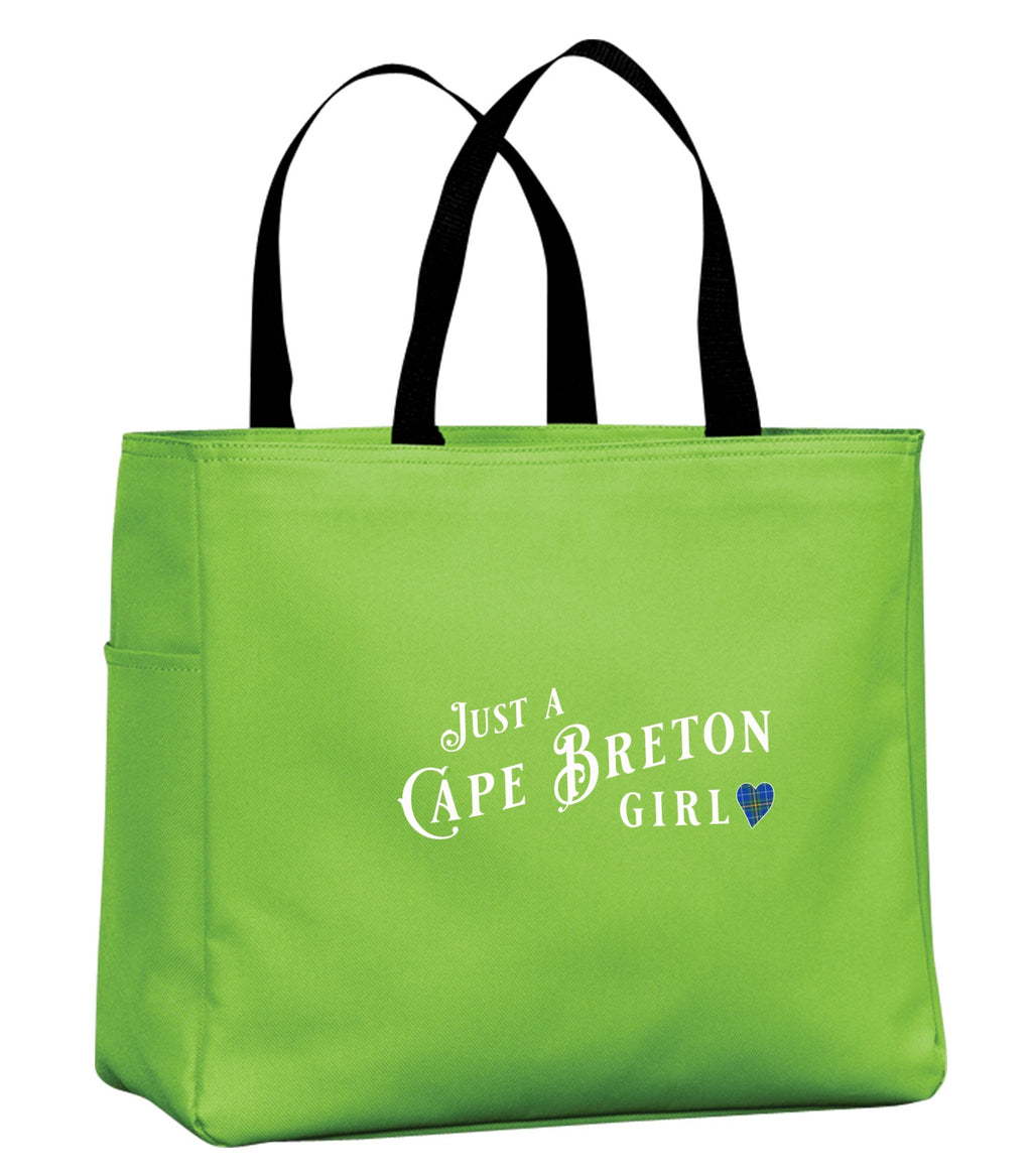 Just A CB Girl Tartan Tote Bag