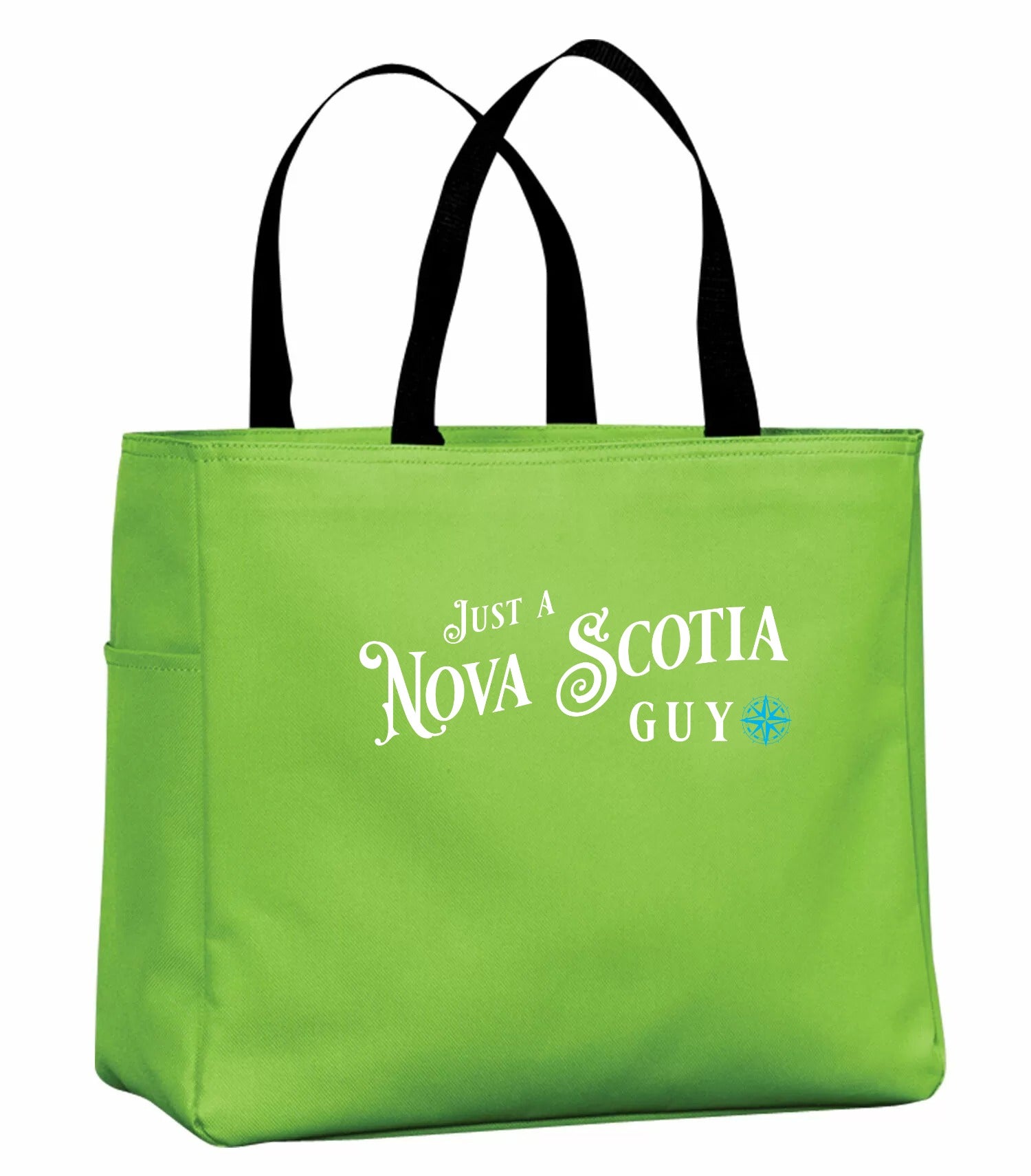 Just A NS Guy Blue Compass Tote