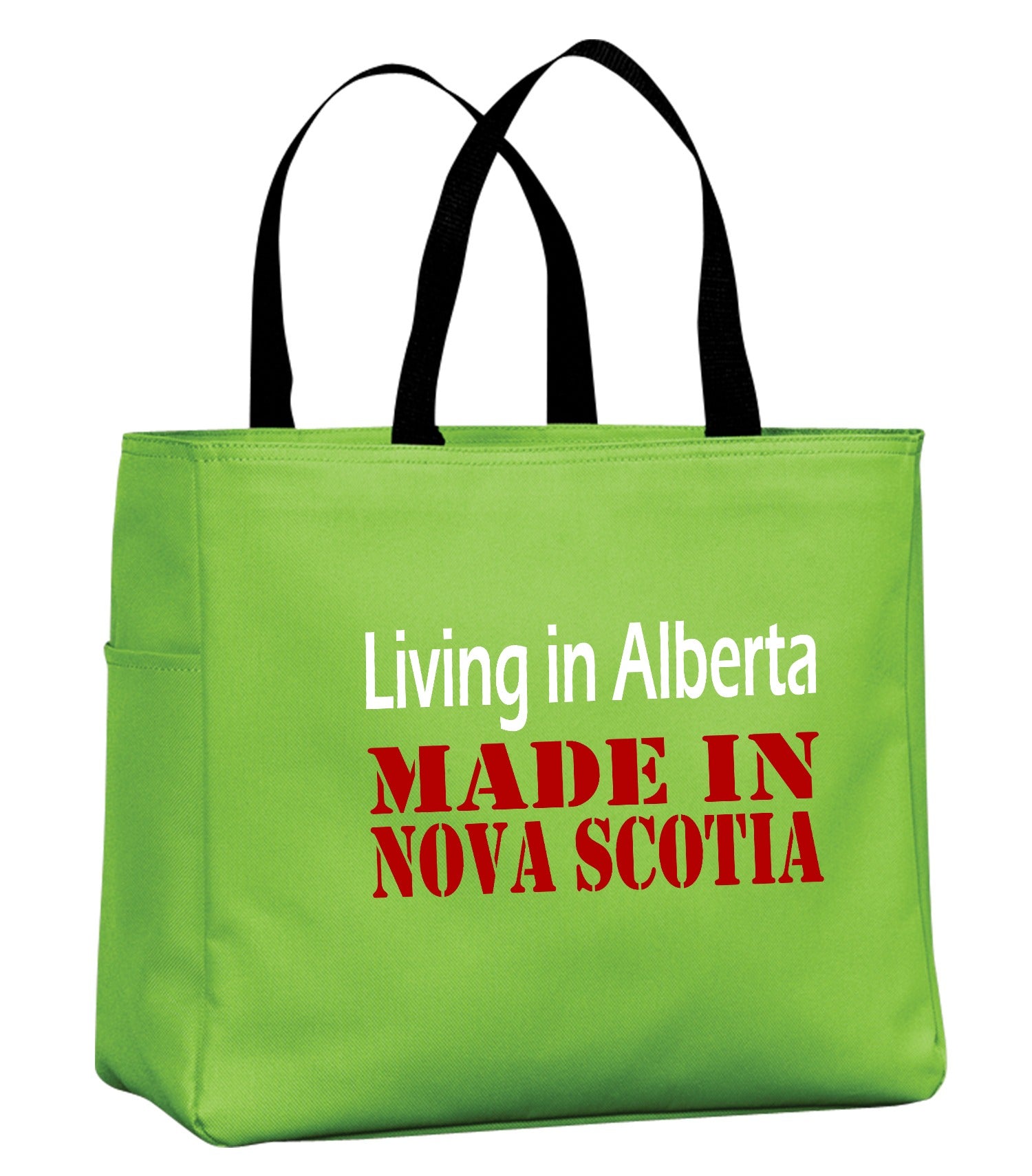 Living In Alberta Made In NS Tote template