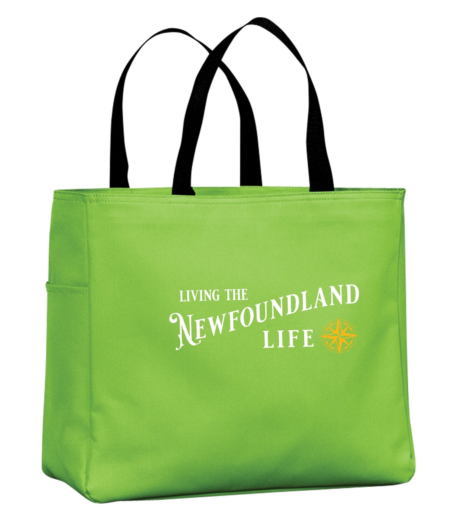 Living The NFLD Life Yellow Compass Tote Bag