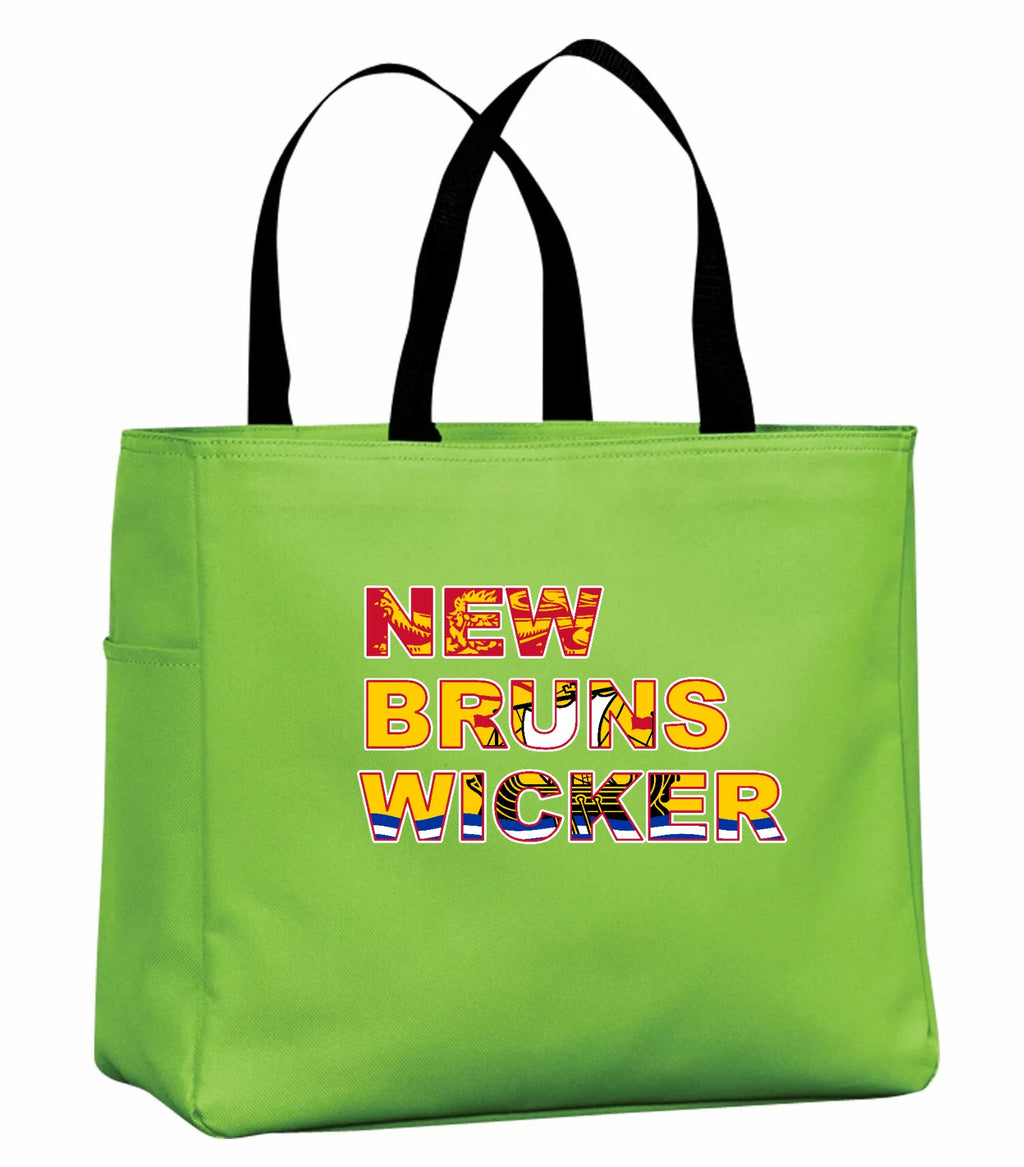 New Brunswicker Tote Bag in Lime