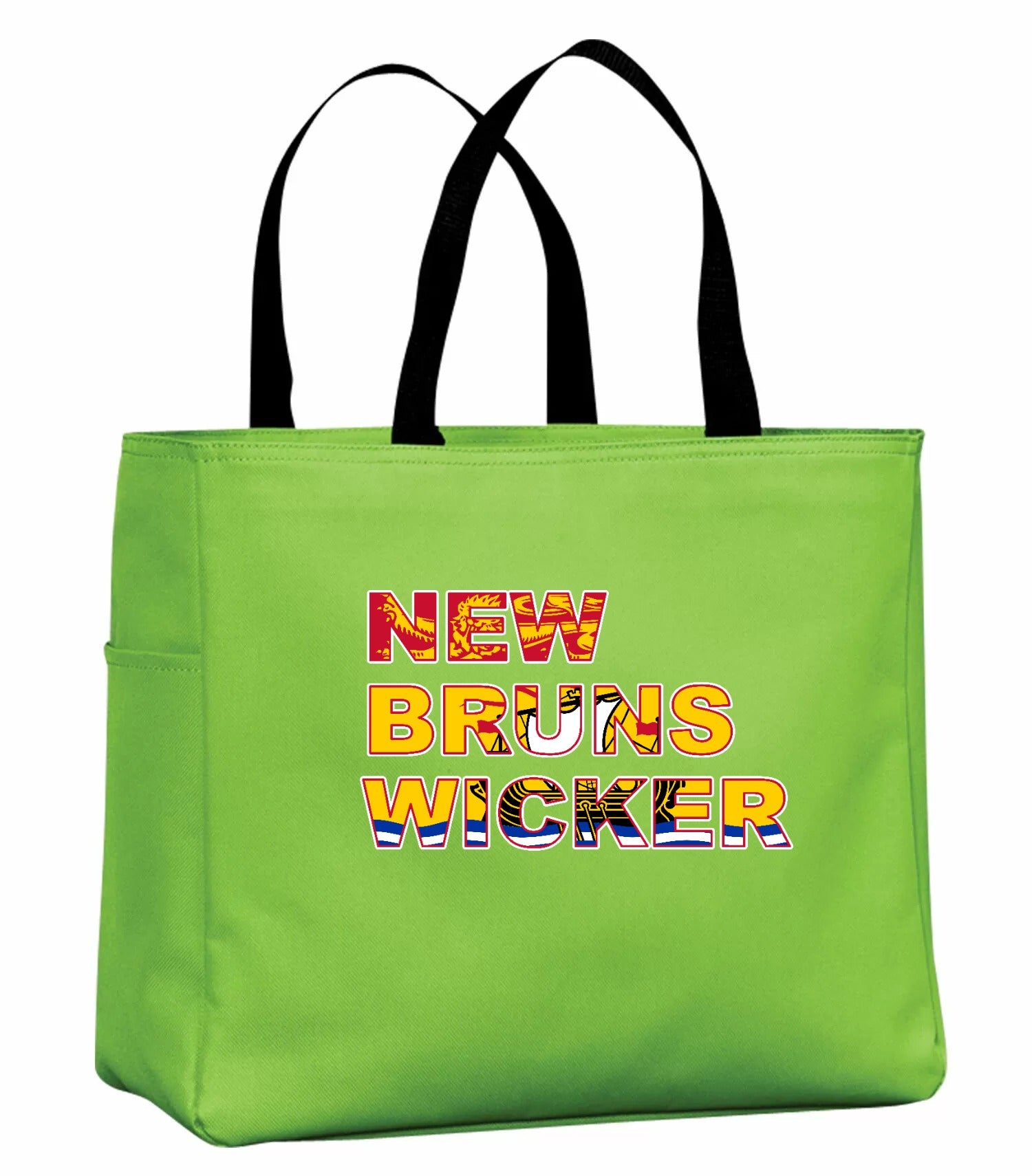 New Brunswicker Tote Bag in Lime