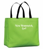 New Brunswick Girl Heart Dot Tote Bag