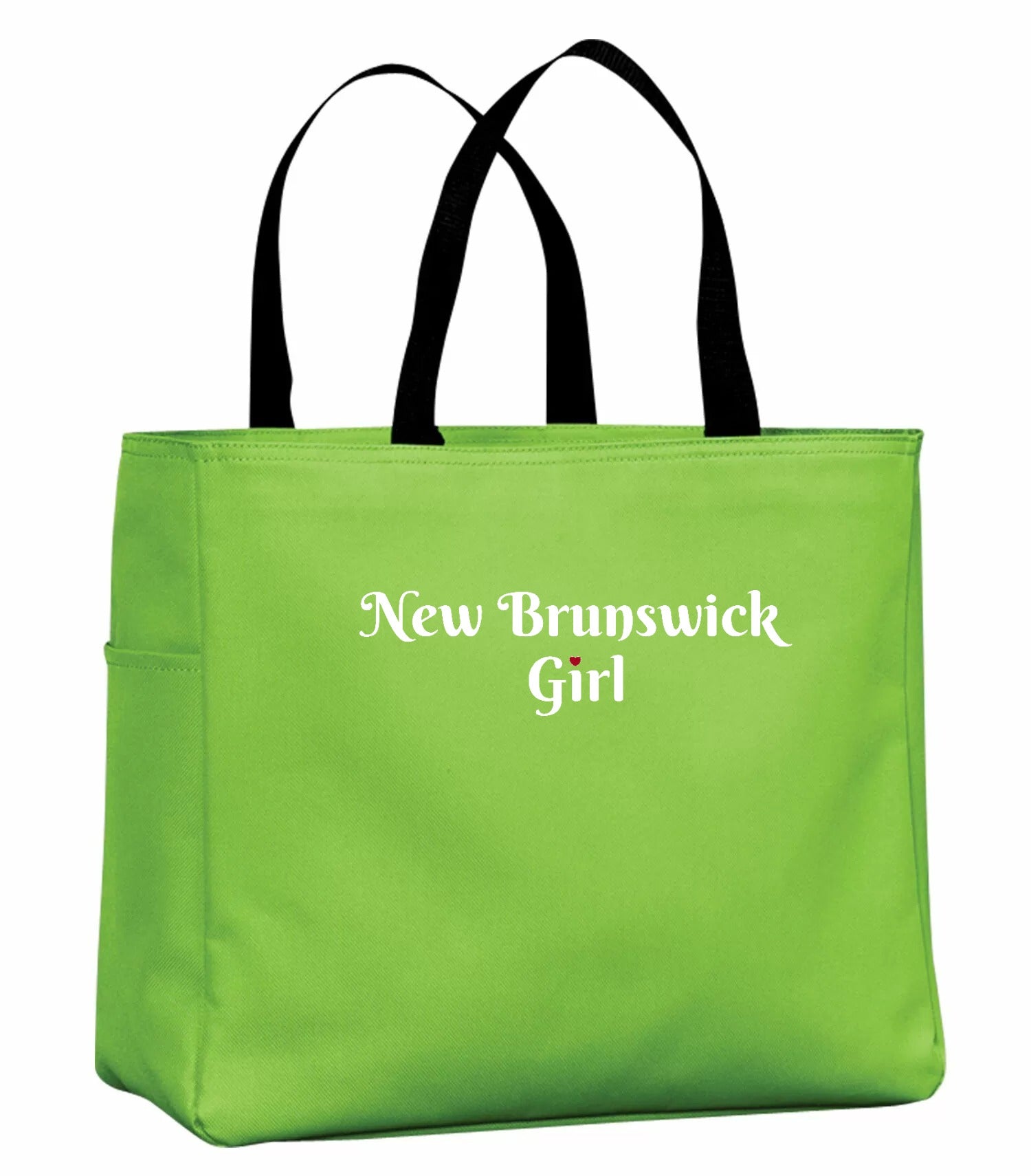 New Brunswick Girl Heart Dot Tote Bag