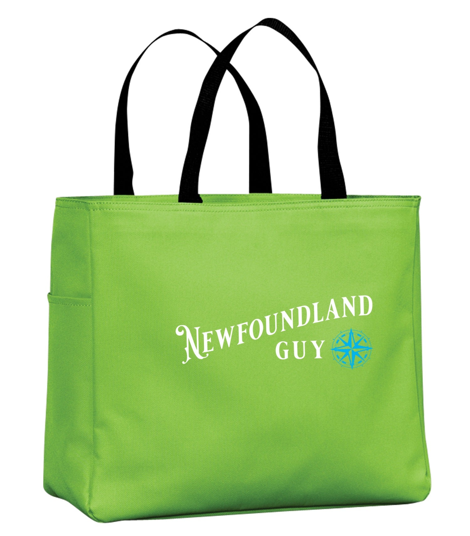 NFLD Guy Blue Compass Tote Bag