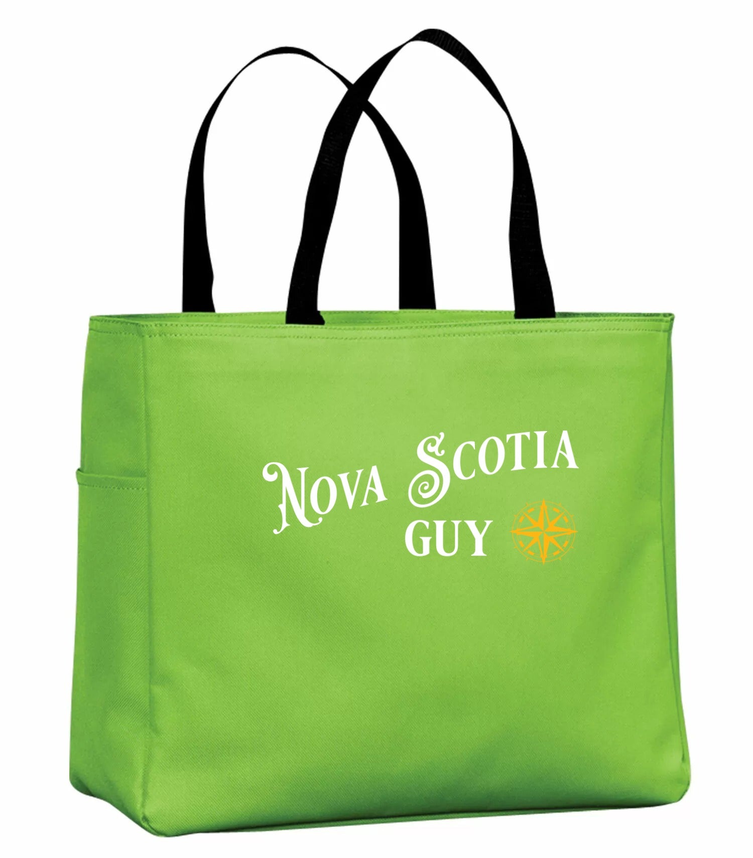 Ns Guy Yellow Compass Tote