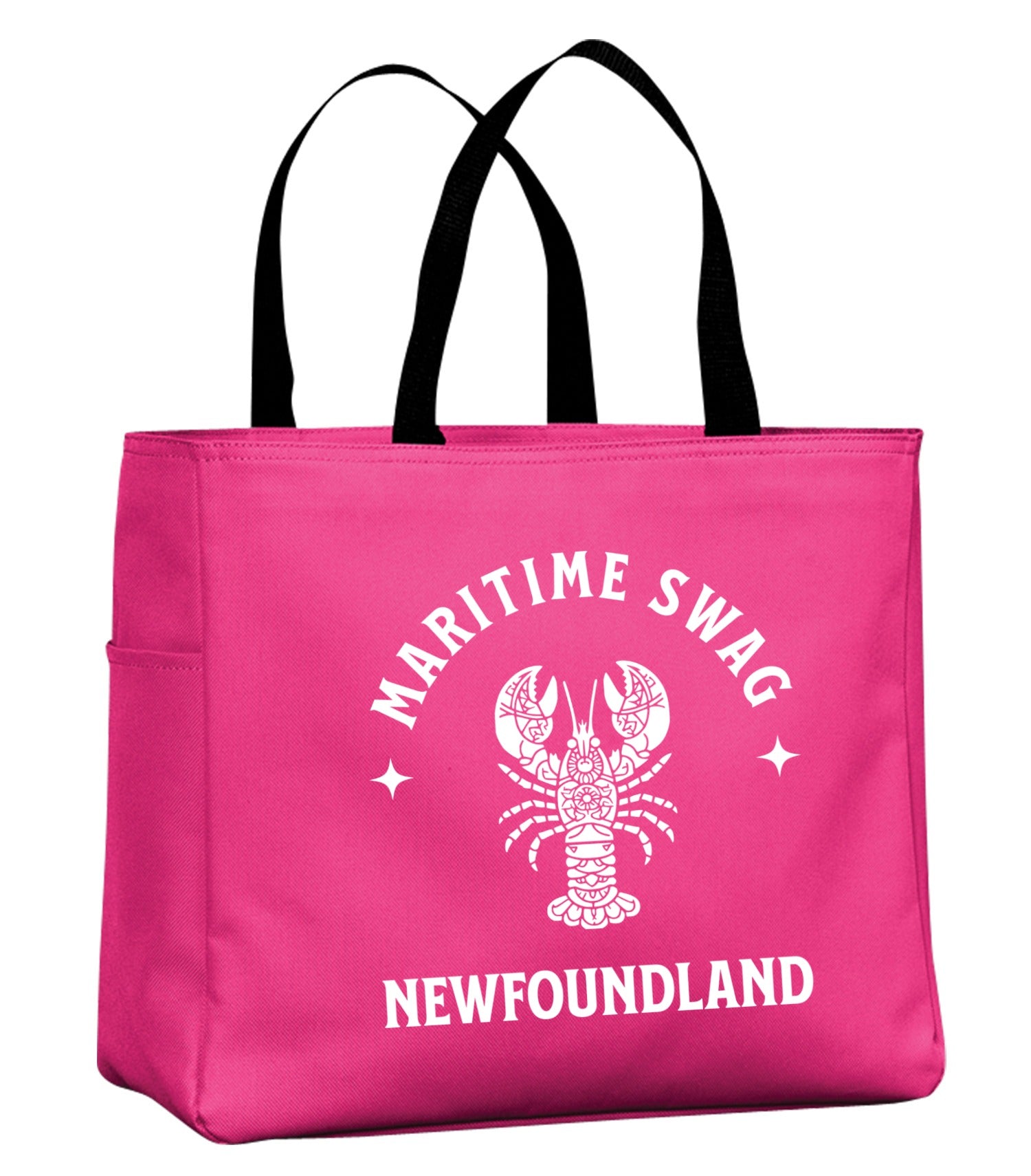 Maritime Swag NFLD White Lobster Tote Bag