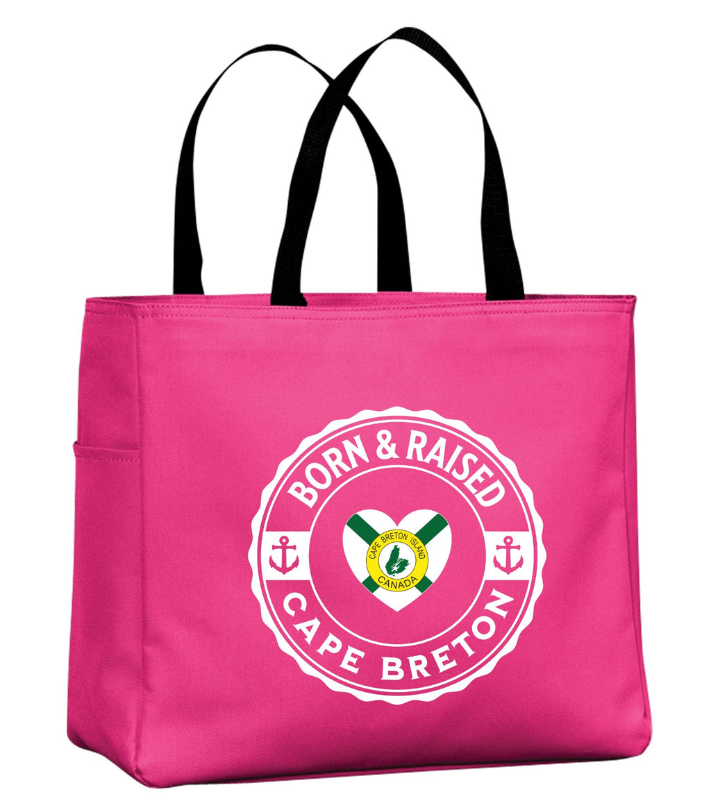 Born & Raised CB Heart Flag Tote Bag