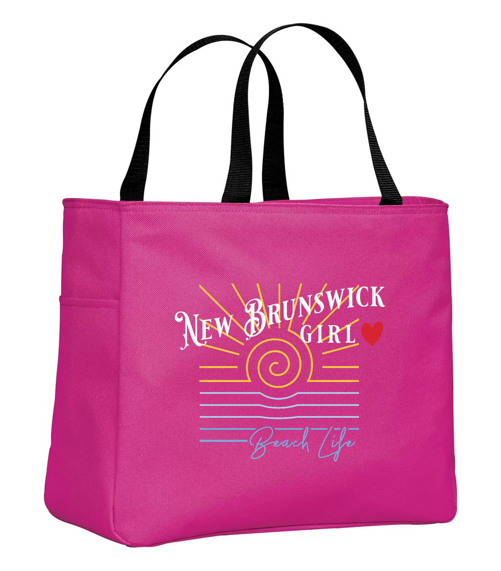New Brunswick Girl Tote Bag in Tropical Pink