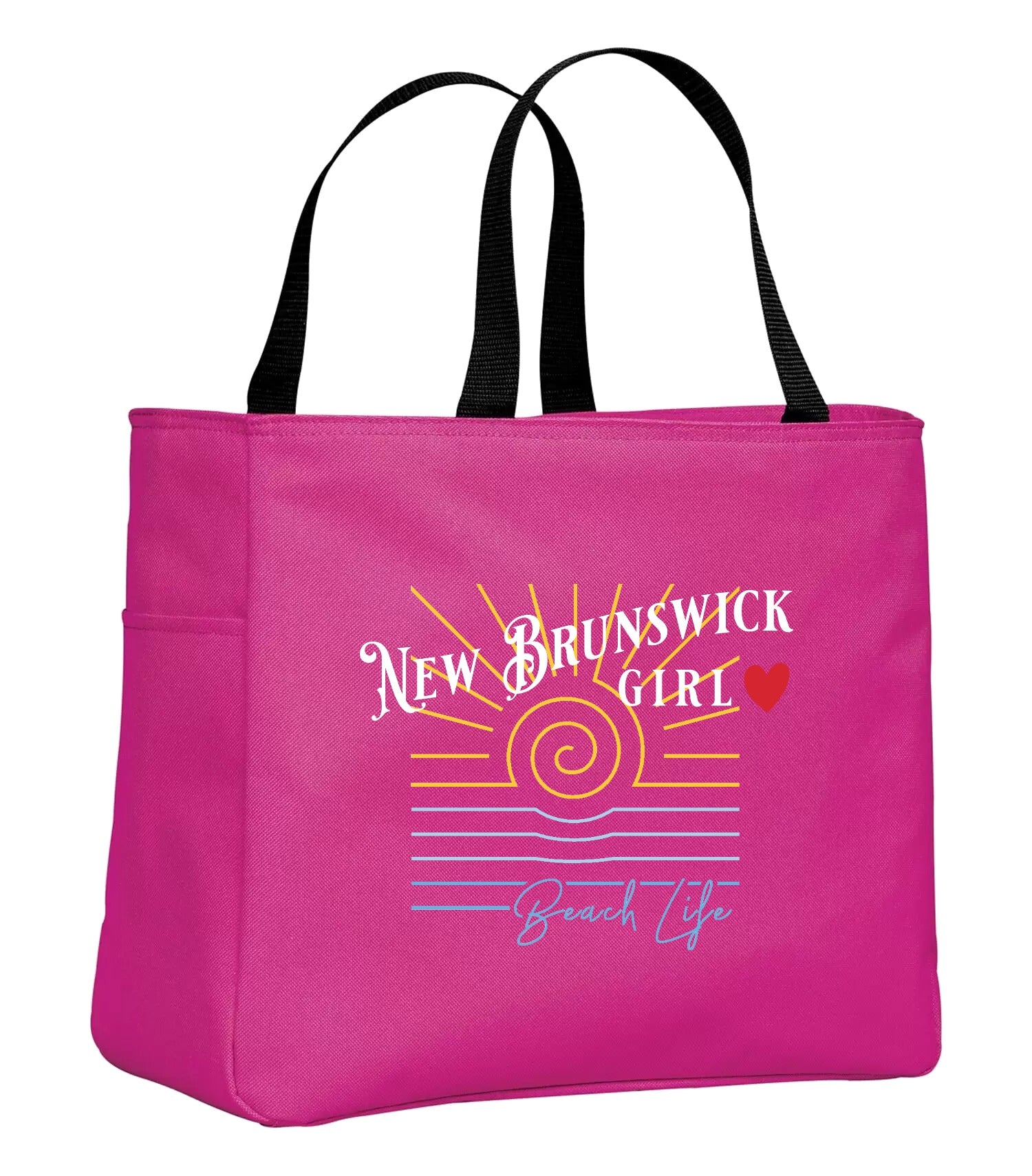 New Brunswick Girl Tote Bag in Tropical Pink