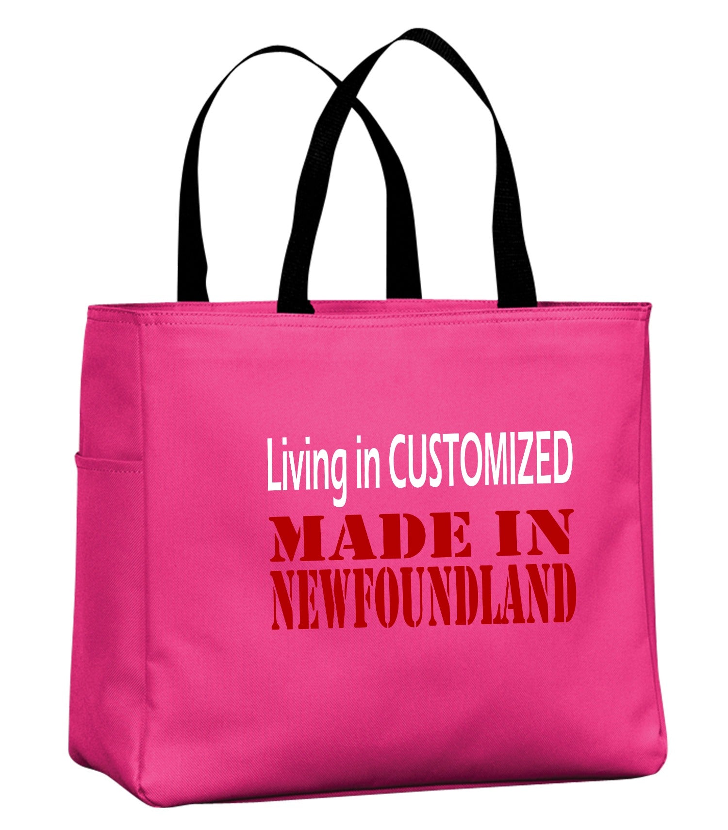 Living In Customized Made In NFLD Tote Bag