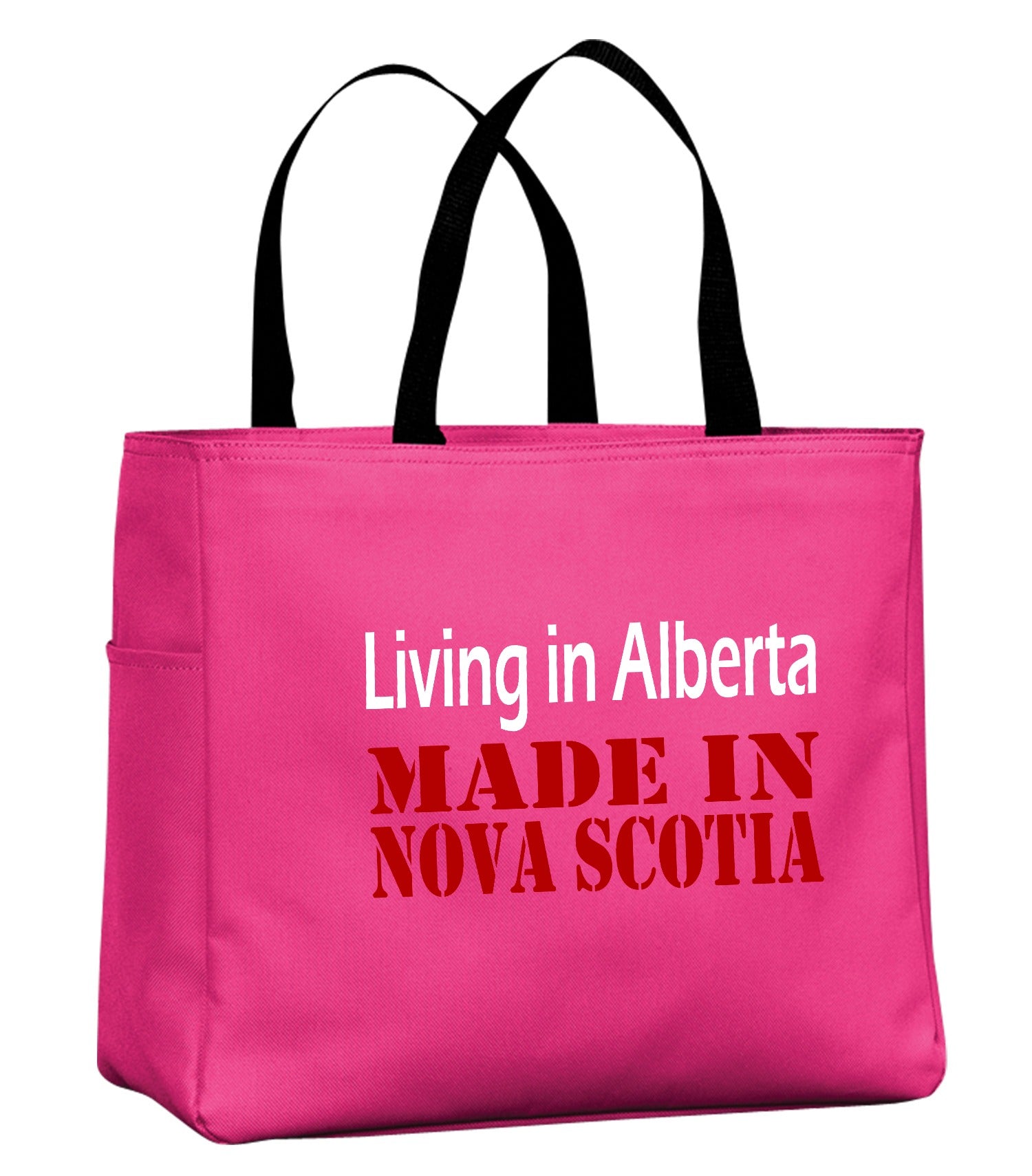 Living In Alberta Made In NS Tote template