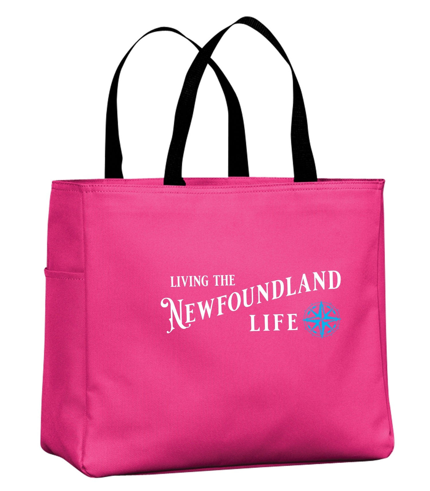 Living The NFLD Life Blue Compass Tote Bag