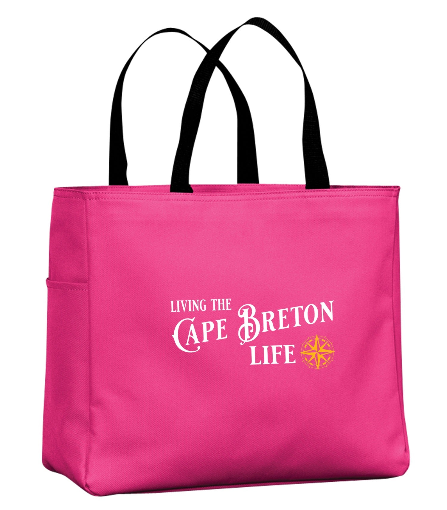 Living The NS Life Yellow Compass Tote Bag