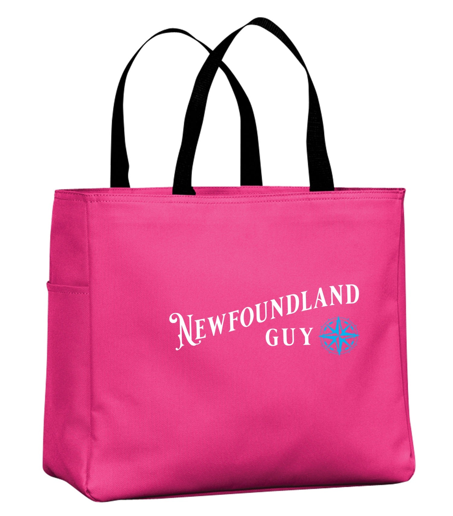 NFLD Guy Blue Compass Tote Bag
