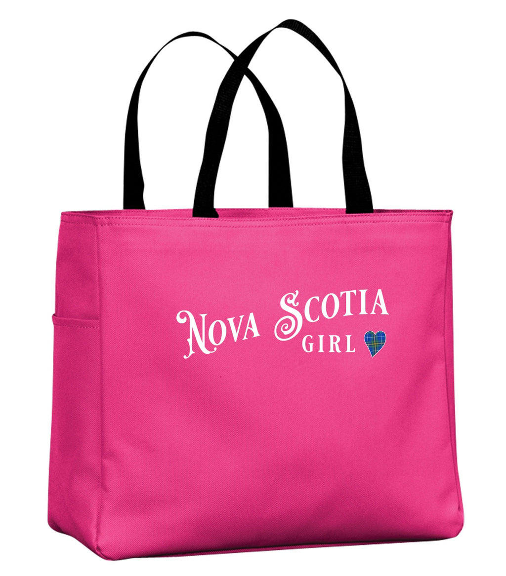 Ns Girl Tartan Heart Tote