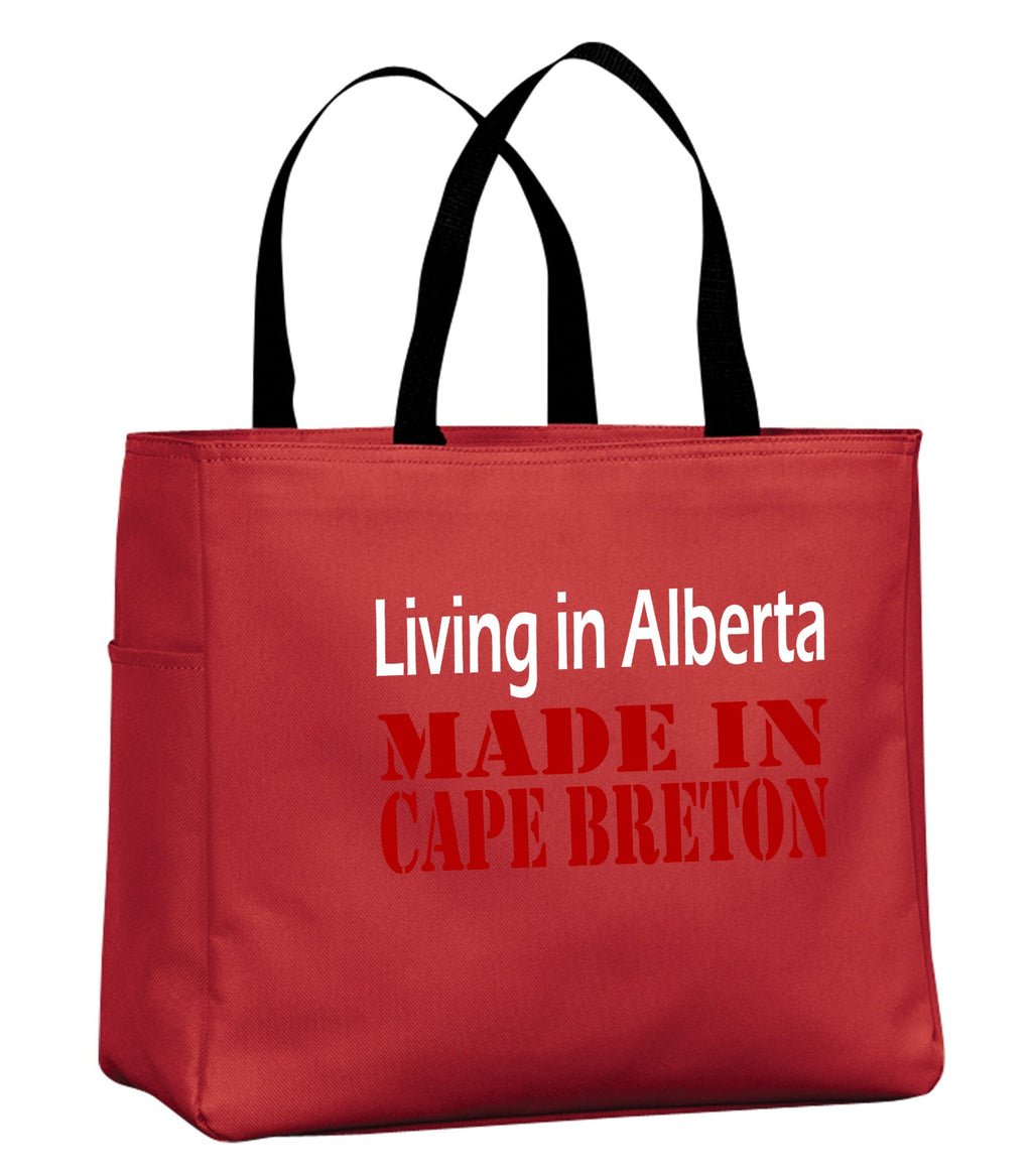 Living In Alberta Made In Cape Breton Tote Bag