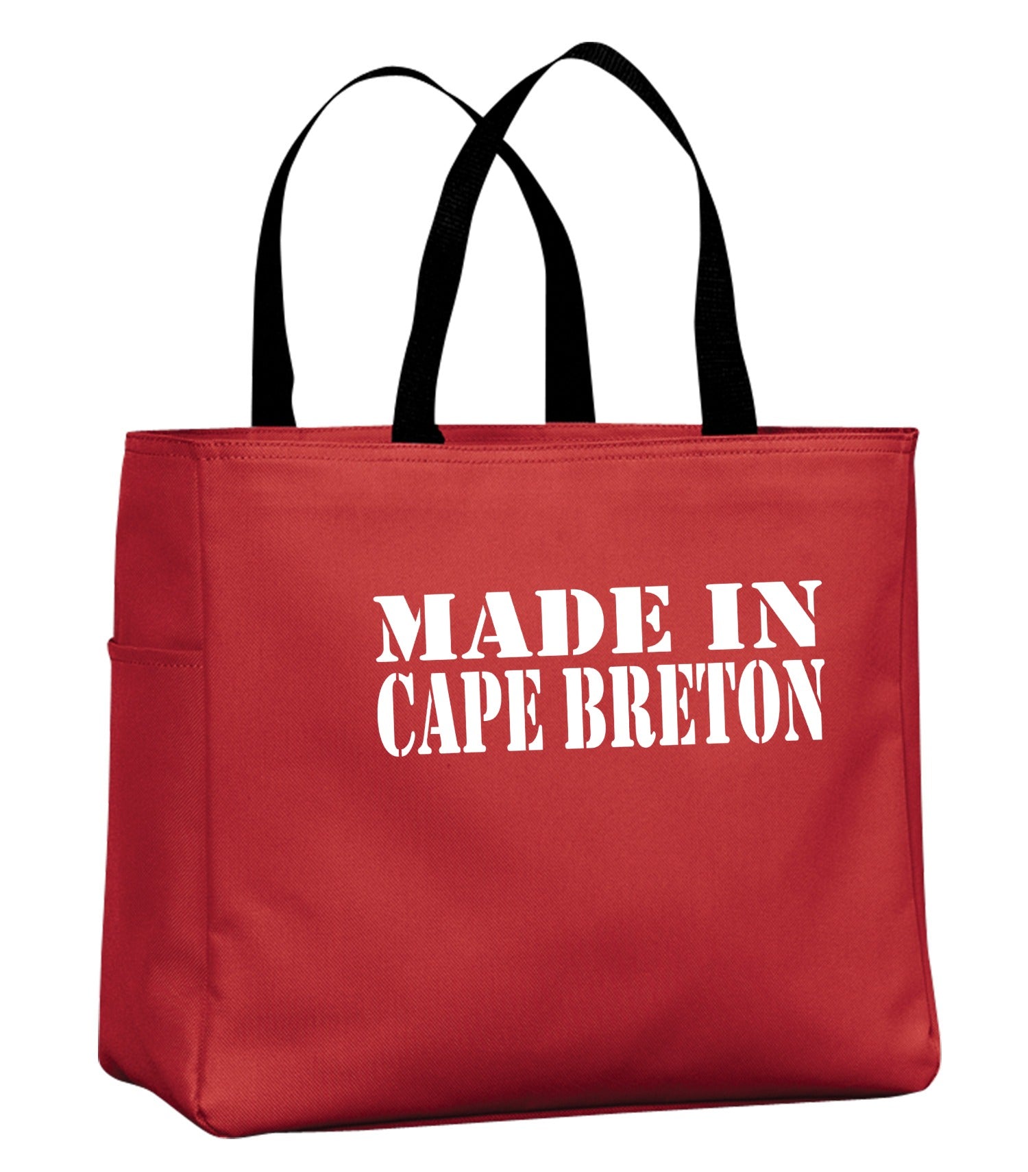 Made In CB White Lettering Tote Bag