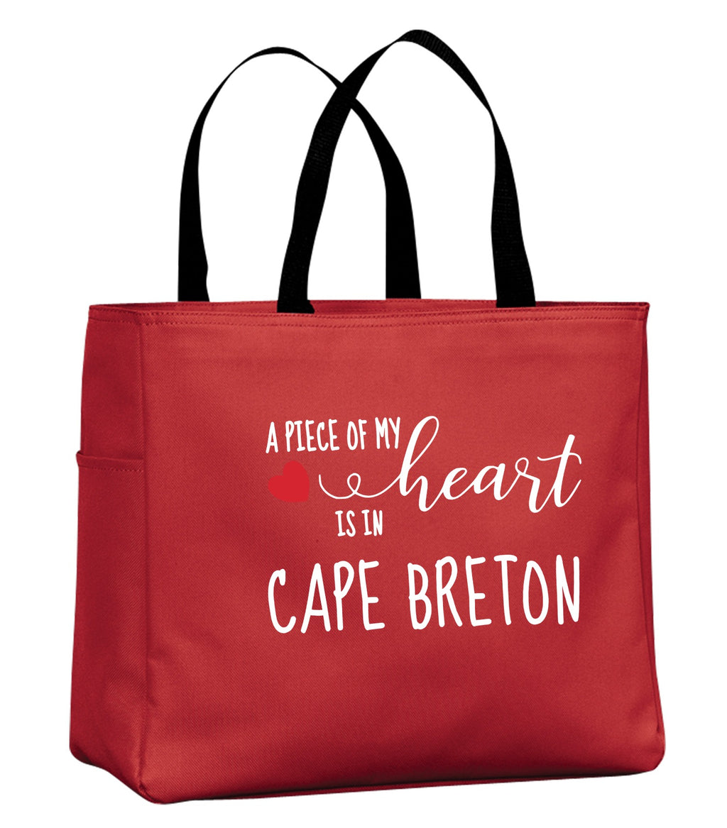 A Piece Of My Heart CB Red Heart Tote Bag