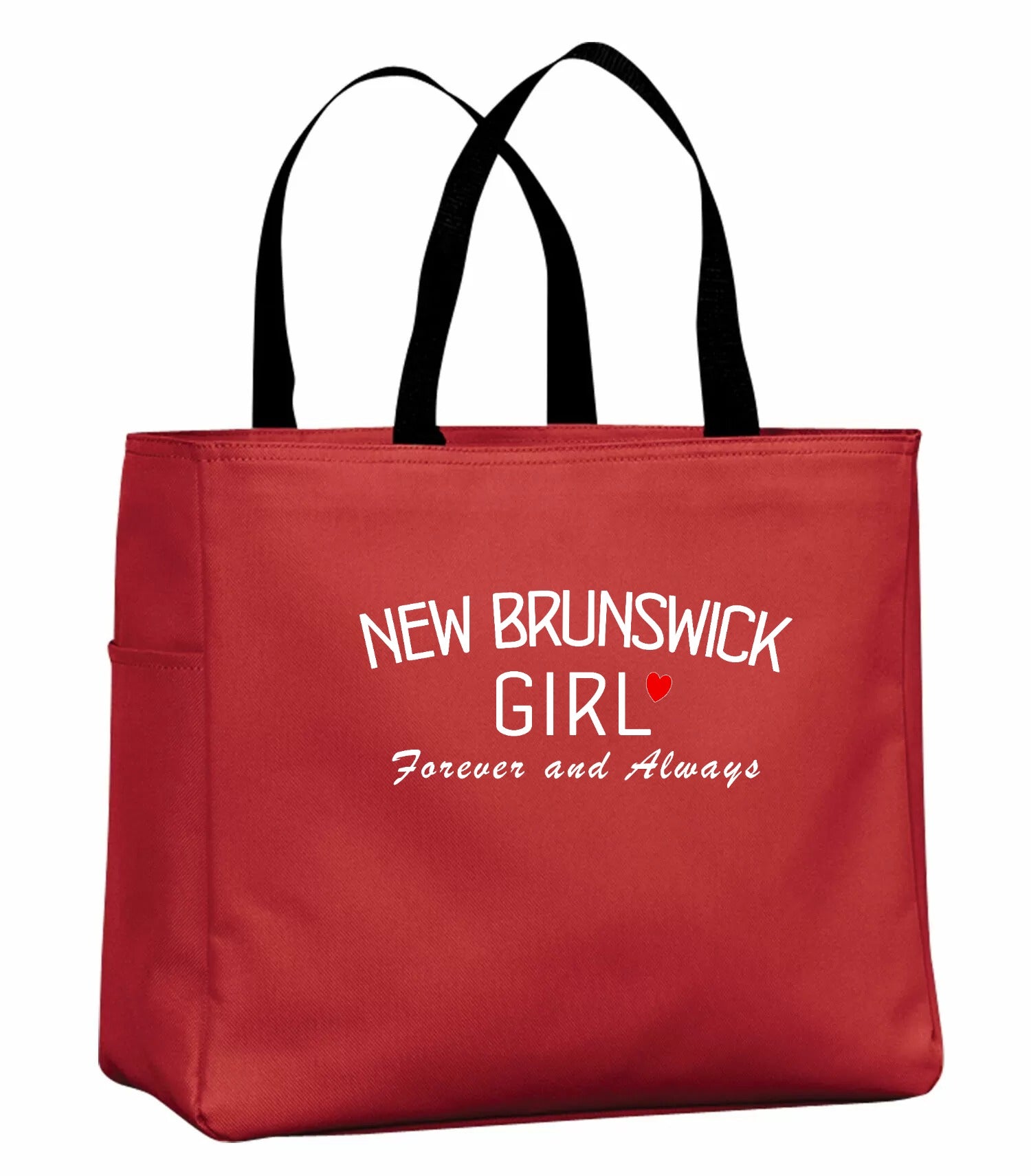 Forever and Always New Brunswick Tote Bag in Red