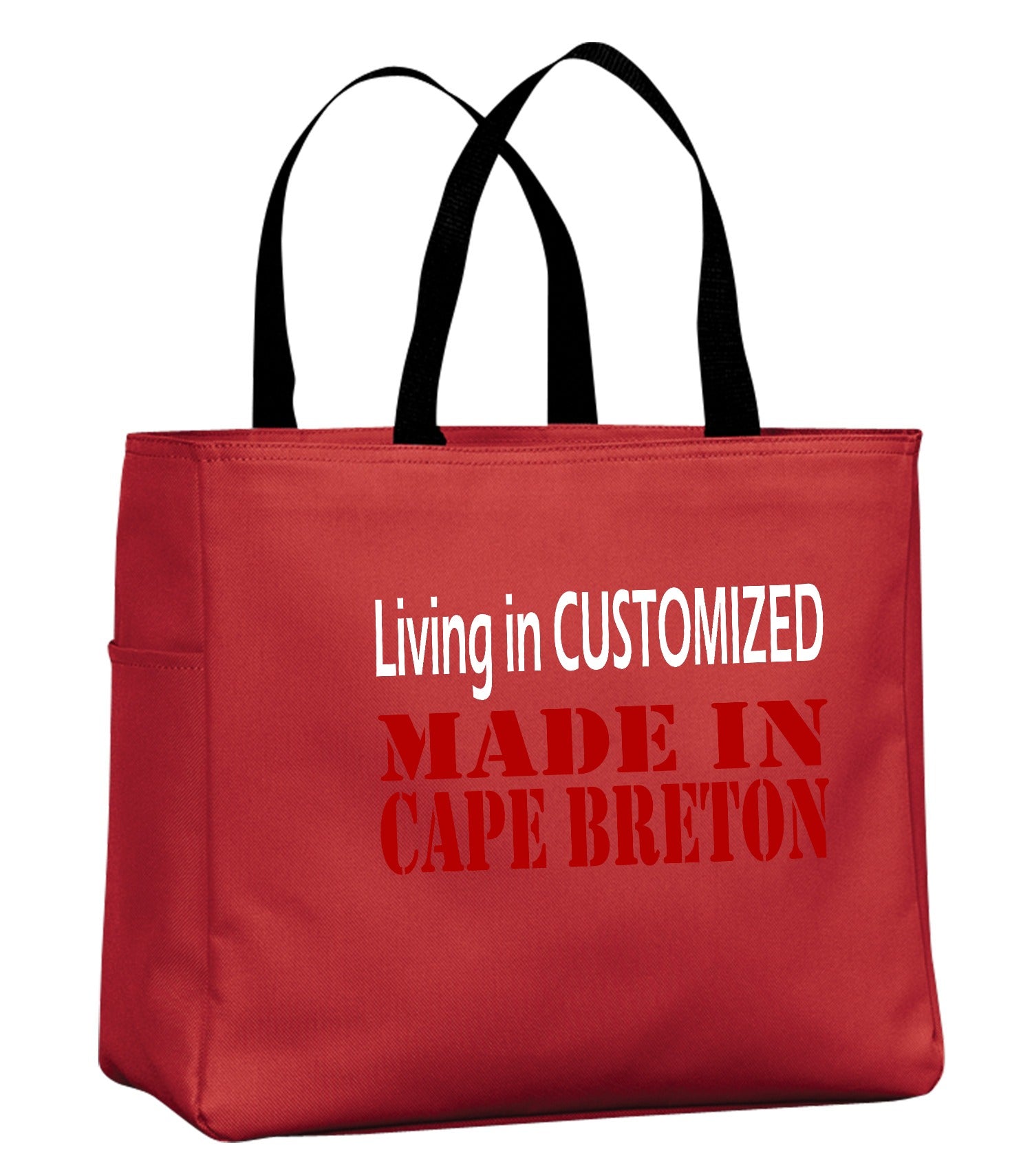 Living In Customized Made In Cape Breton Tote Bag