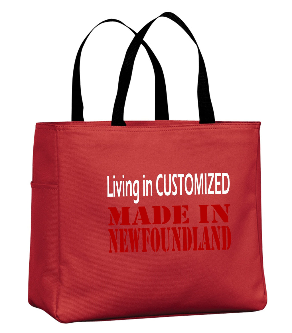 Living In Customized Made In NFLD Tote Bag