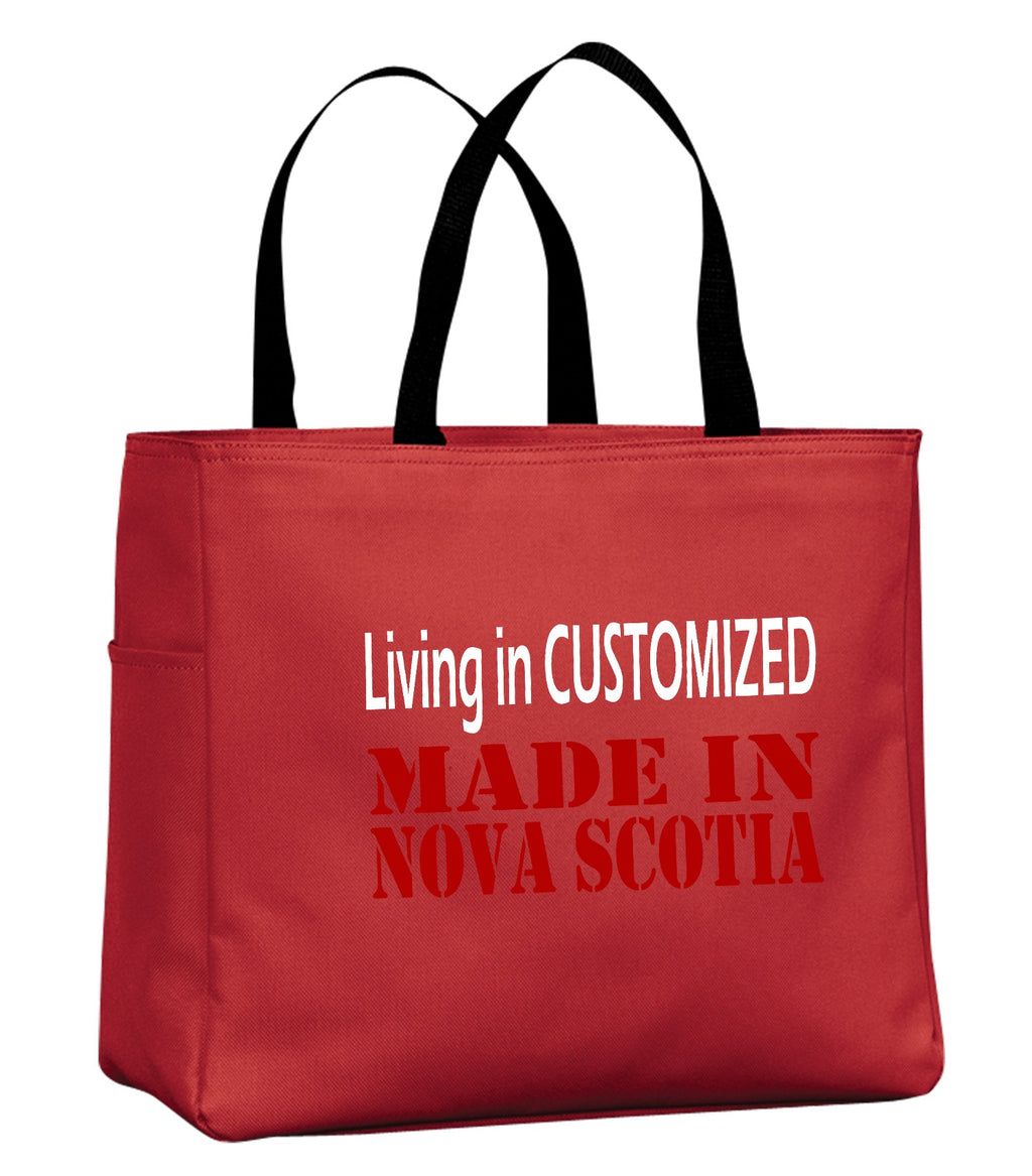 Living In Customized Made In NS Tote template