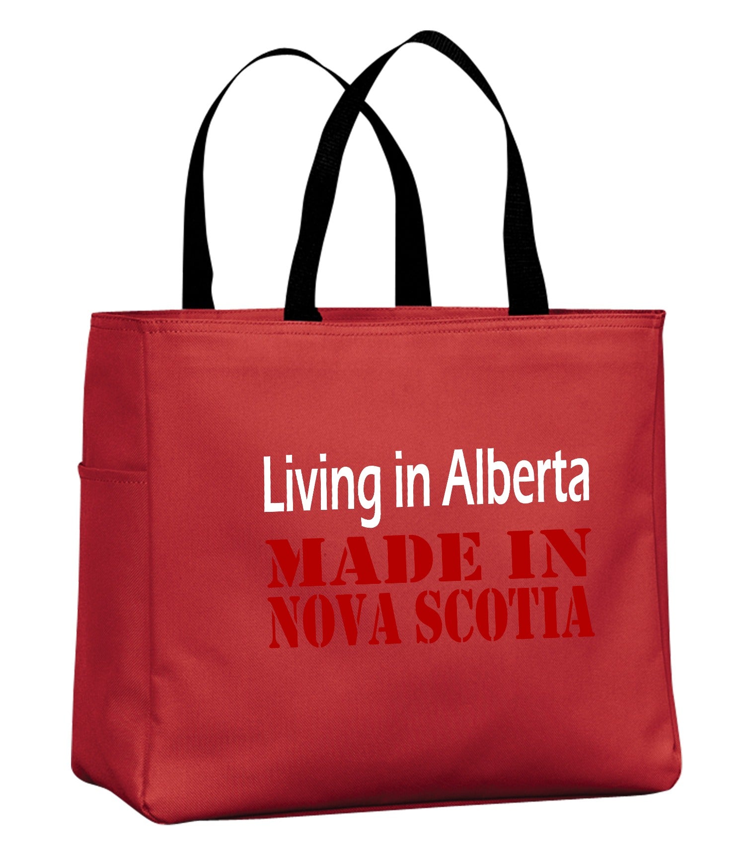 Living In Alberta Made In NS Tote template