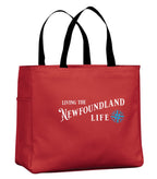 Living The NFLD Life Blue Compass Tote Bag