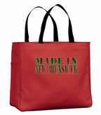 Made in New Brunswick Tartan Tote Bag in Red