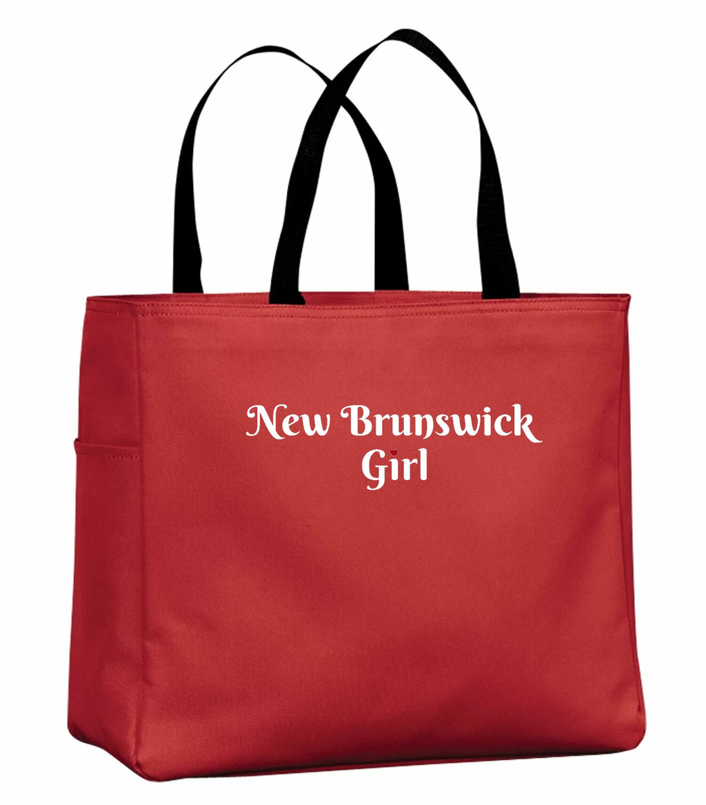New Brunswick Girl Heart Dot Tote Bag