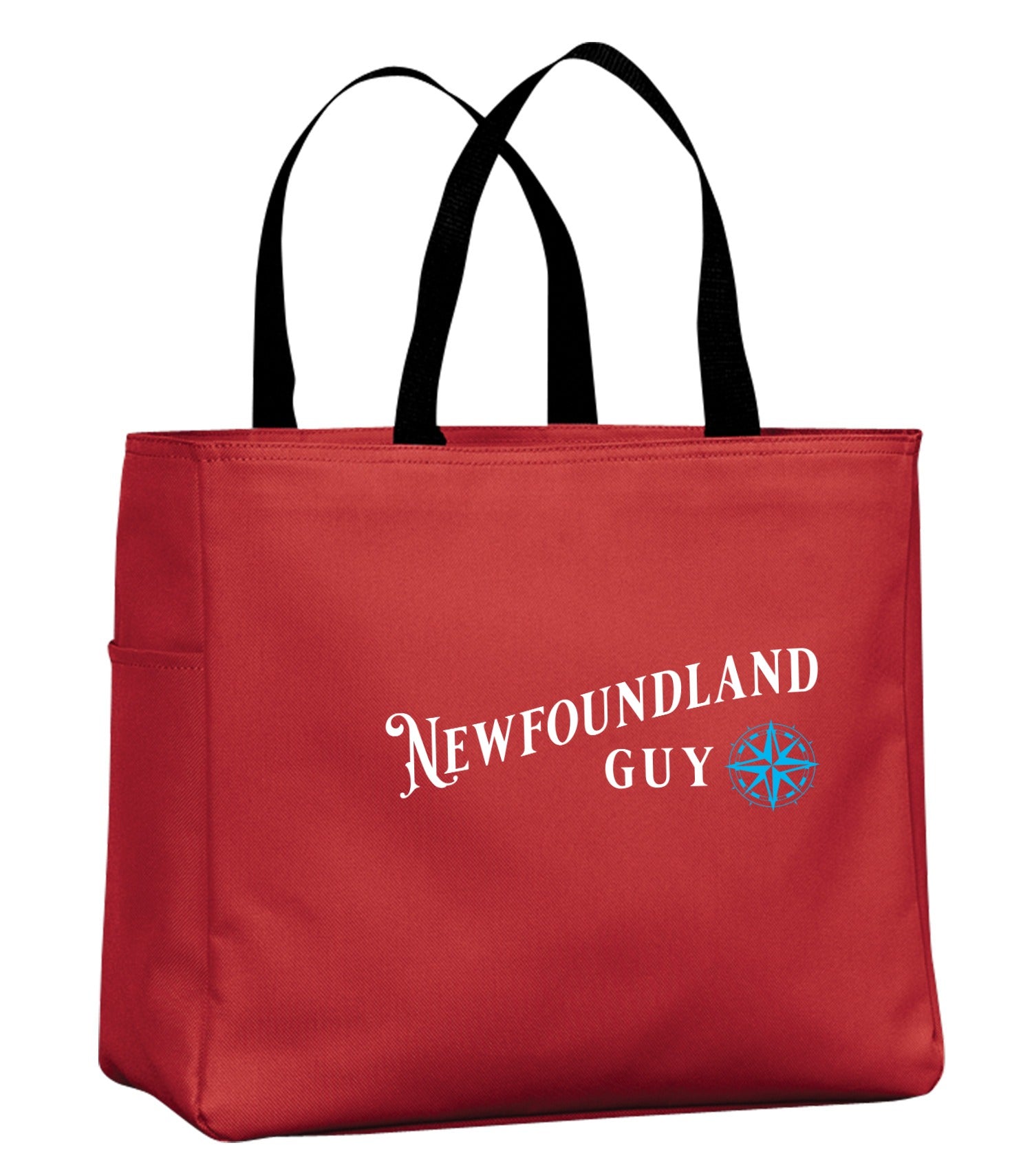 NFLD Guy Blue Compass Tote Bag