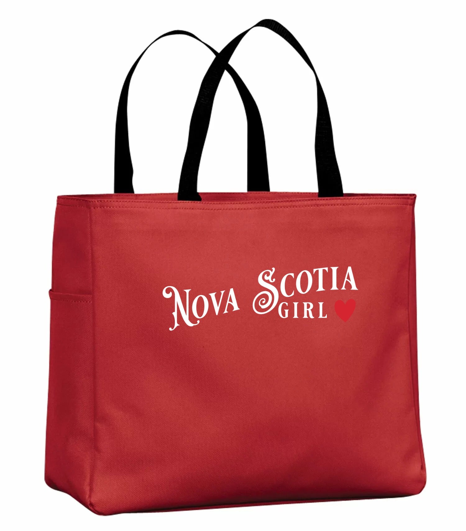 Ns Girl Red Heart Tote