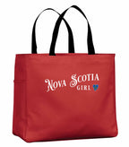 Ns Girl Tartan Heart Tote