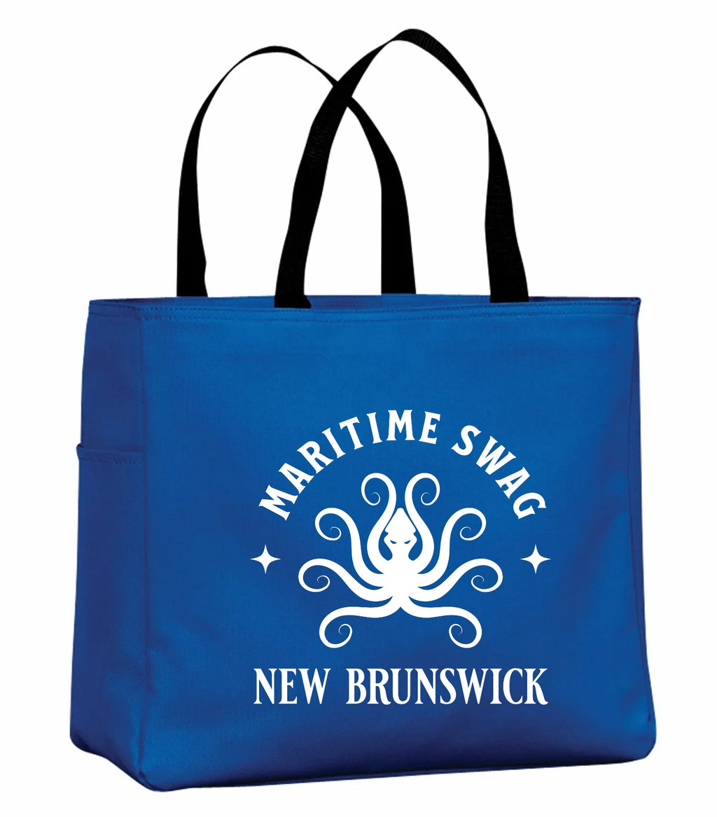 Maritime Swag New Brunswick Octopus Tote Bag in Royal