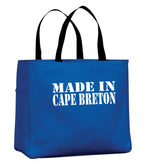 Made In CB White Lettering Tote Bag
